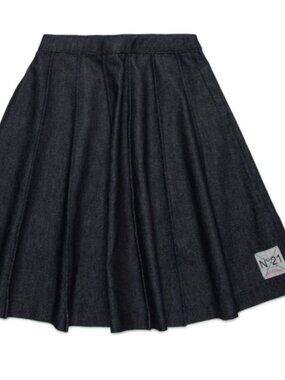 N21  Denim Patch Gonna Skirt